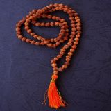Rudraksha Necklace 4 mm - Tradicional Style